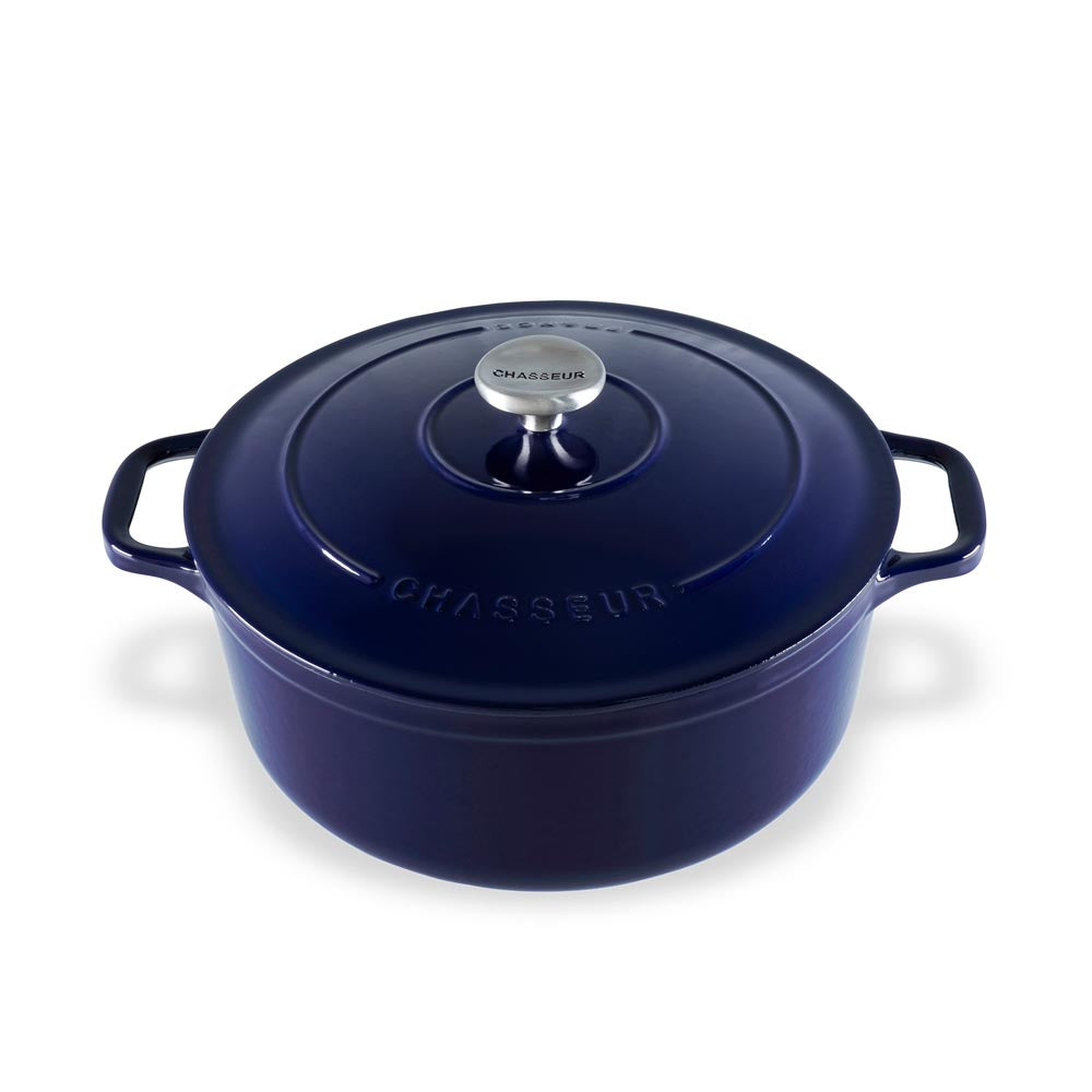 Chasseur Round French Dutch Oven 22cm 3.2L Blue - House