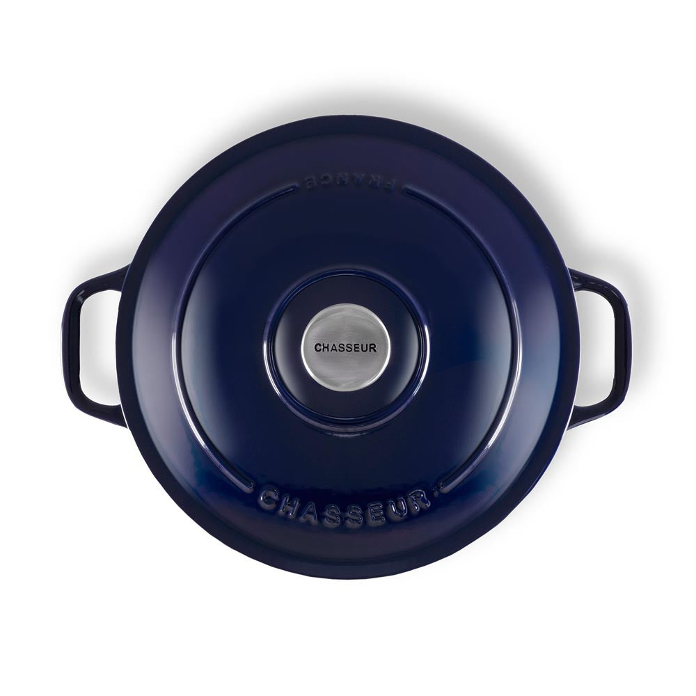 Chasseur Round French Dutch Oven 22cm 3.2L Blue - House