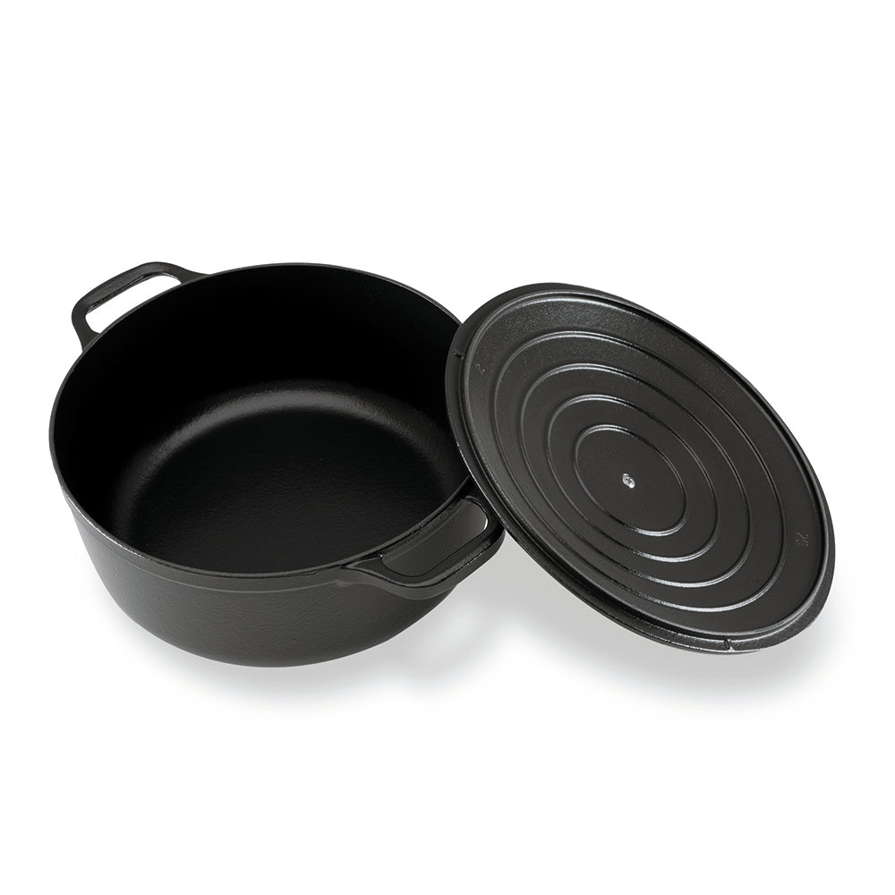 Chasseur Round French Oven 26cm 5L Matte Black
