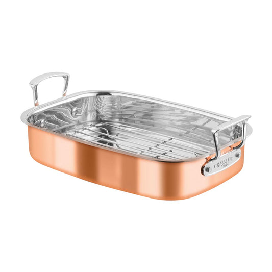 Chasseur Escoffier Induction Roasting Pan With Rack 35cm - House
