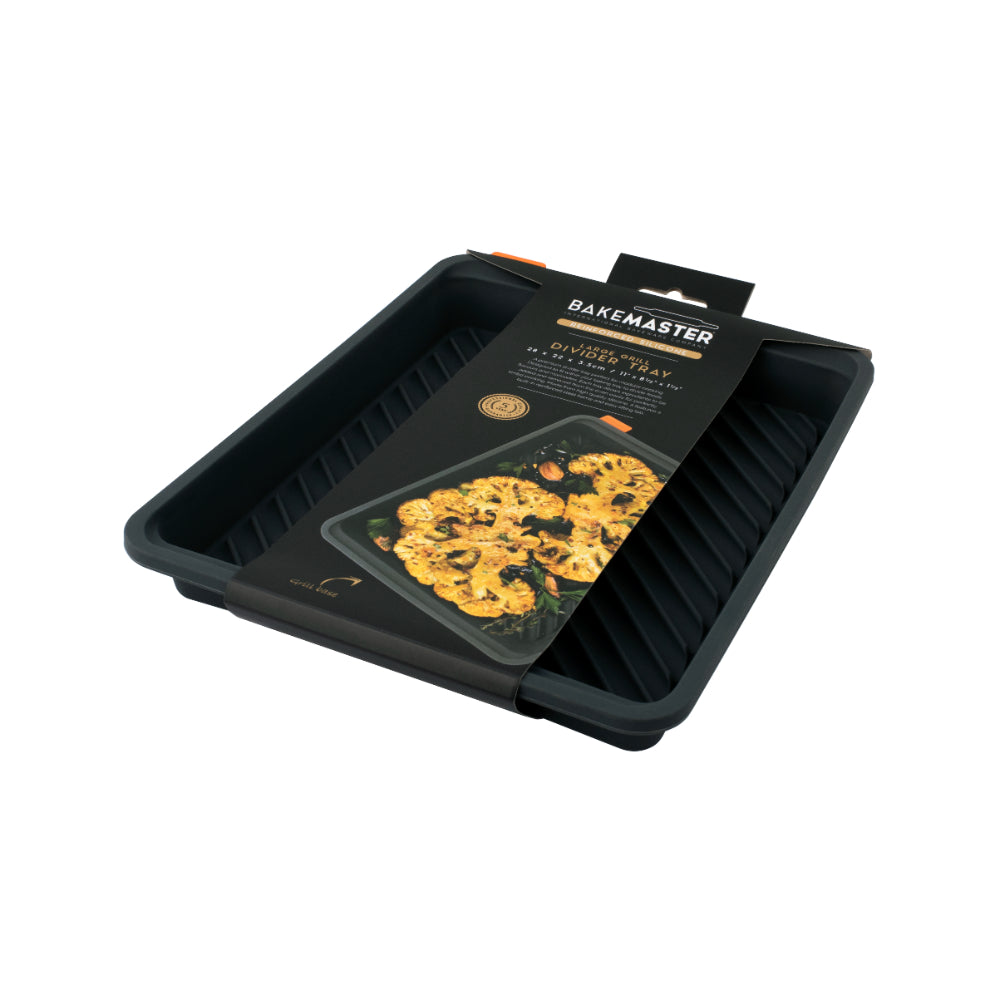 Bakemaster Large Grill Divider Tray 28x22x3.5cm
