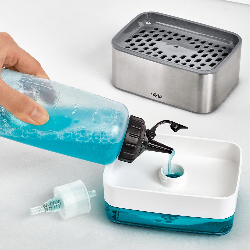 OXO Soap Dispensing Sponge Holder