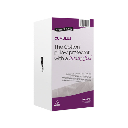 Protect-A-Bed Cumulus Cotton Jacquard Pillow Protector Twin Pack
