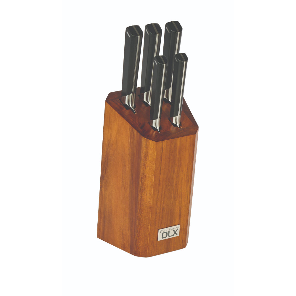 Swiss Diamond Premium Kitchen Apex 6 Piece Knife Block Set