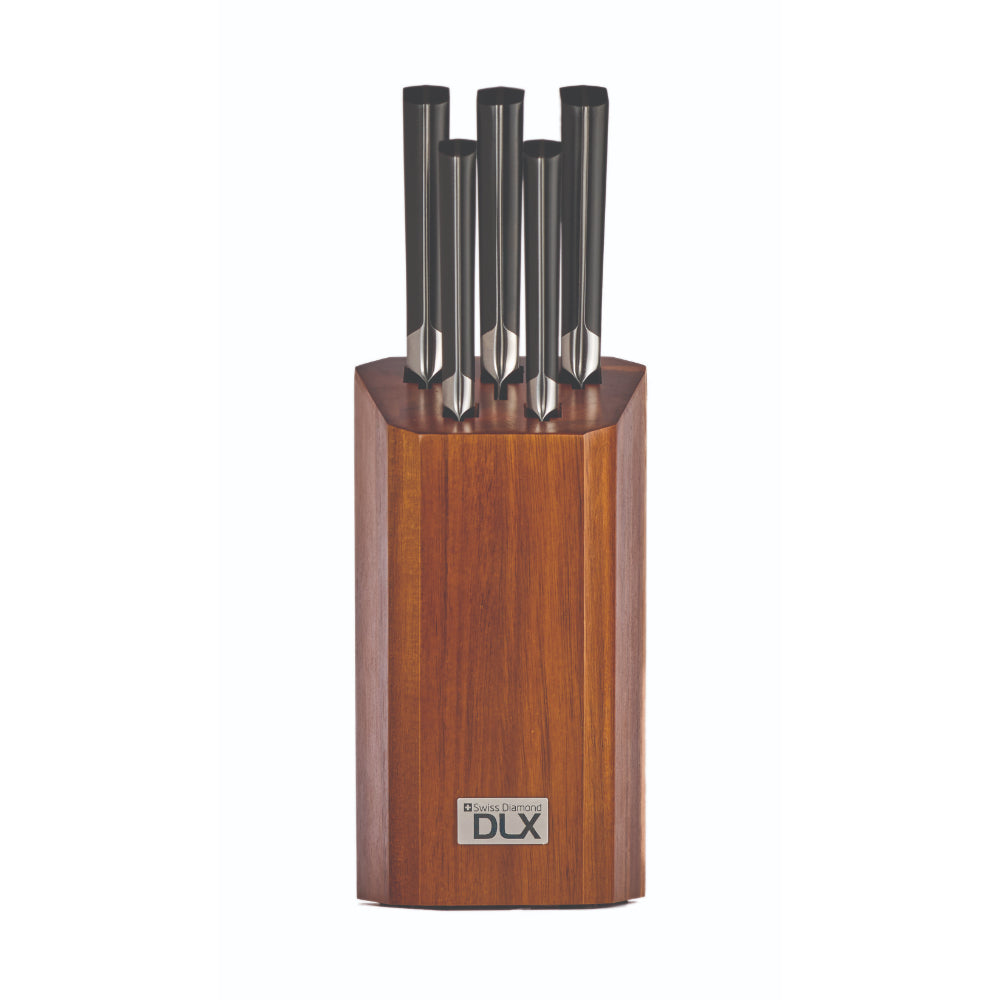 Swiss Diamond Premium Kitchen Apex 6 Piece Knife Block Set