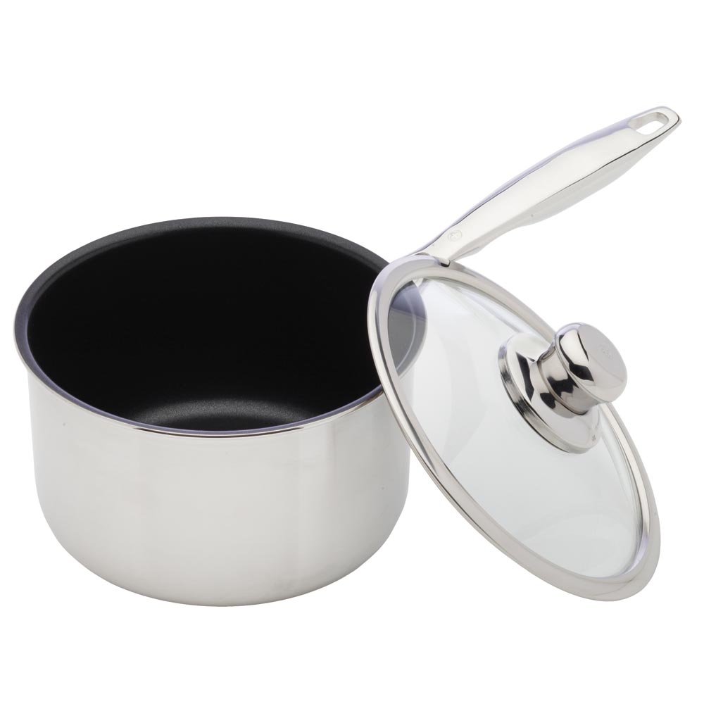 Swiss Diamond XD Non-Stick Clad Saucepan with Lid 18cm