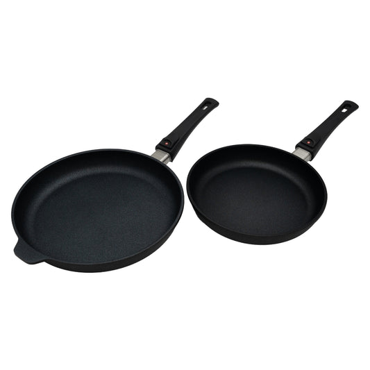 Swiss Diamond Induction 2 Piece Frypan Set with Detachable Handles