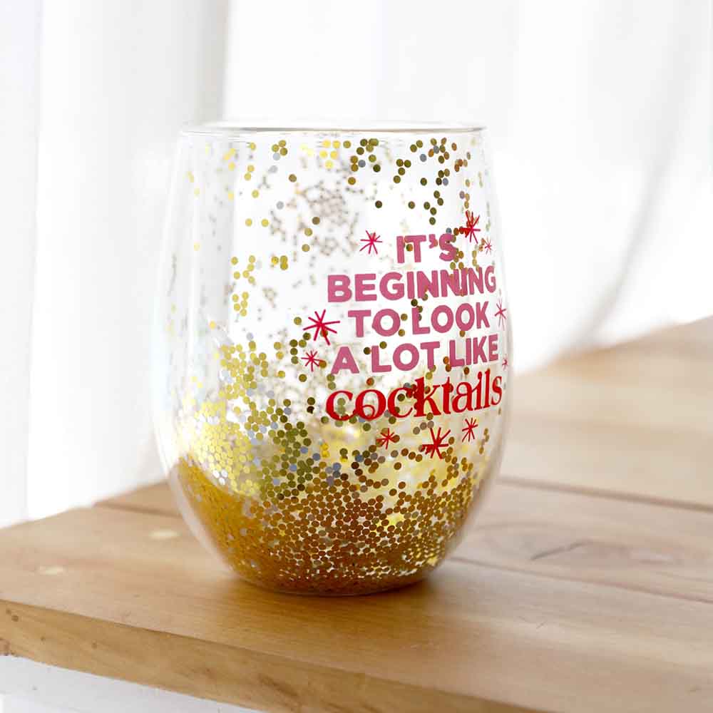 Splosh Christmas Stemless Glass