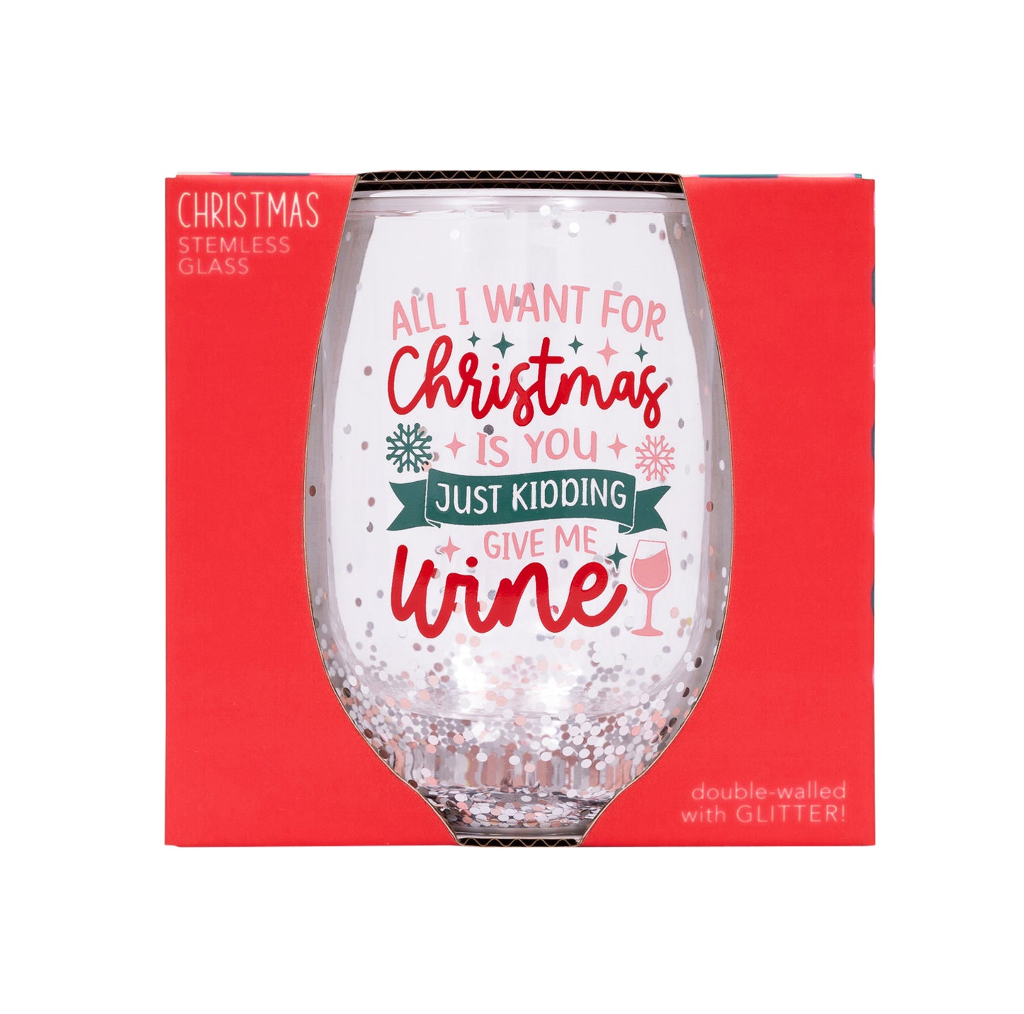 Splosh Christmas Stemless Glass