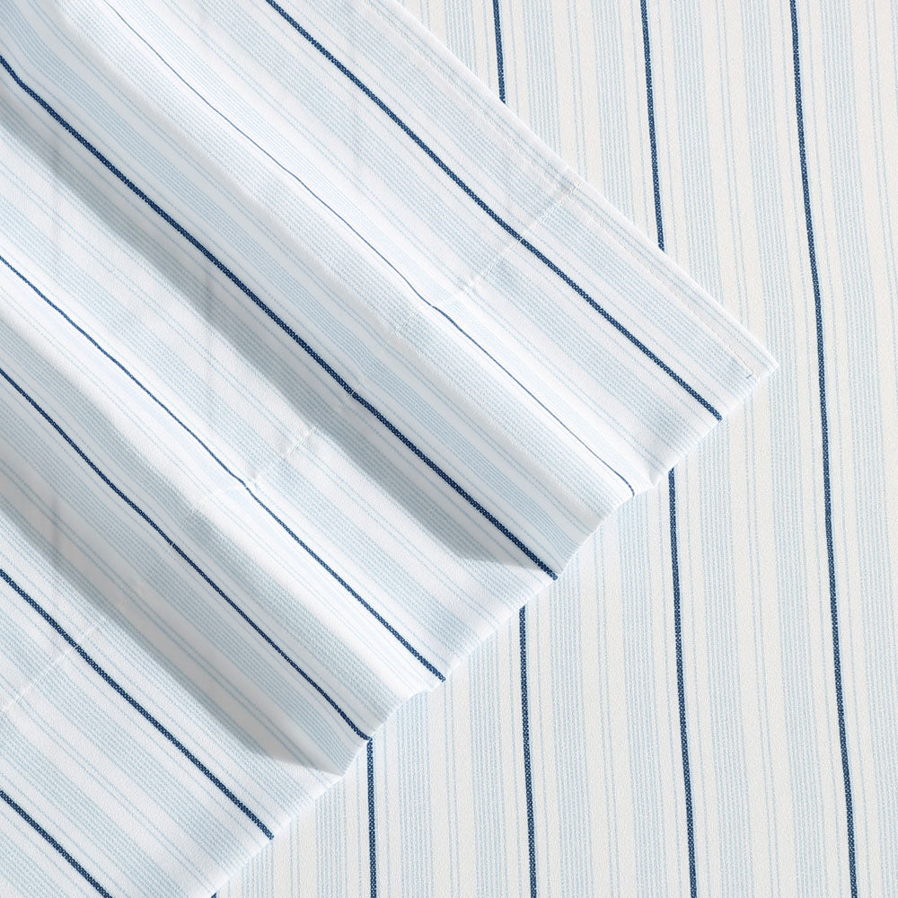 Nautica Camp Stripe Washed Sheet Set