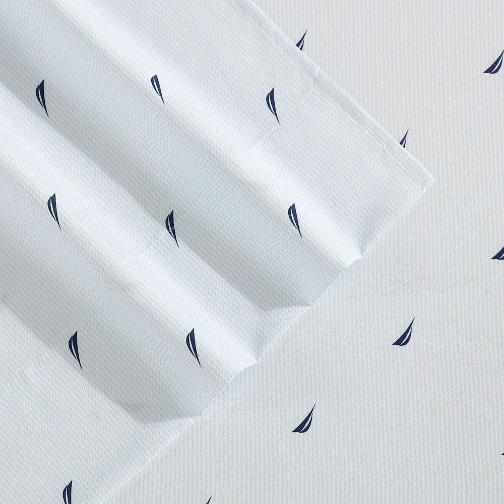 Nautica Boat Stripe Washed Sheet Set
