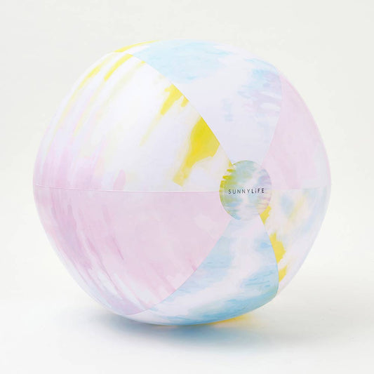 SUNNYLiFE XL Inflatable Beach Ball Tie Dye Sorbet