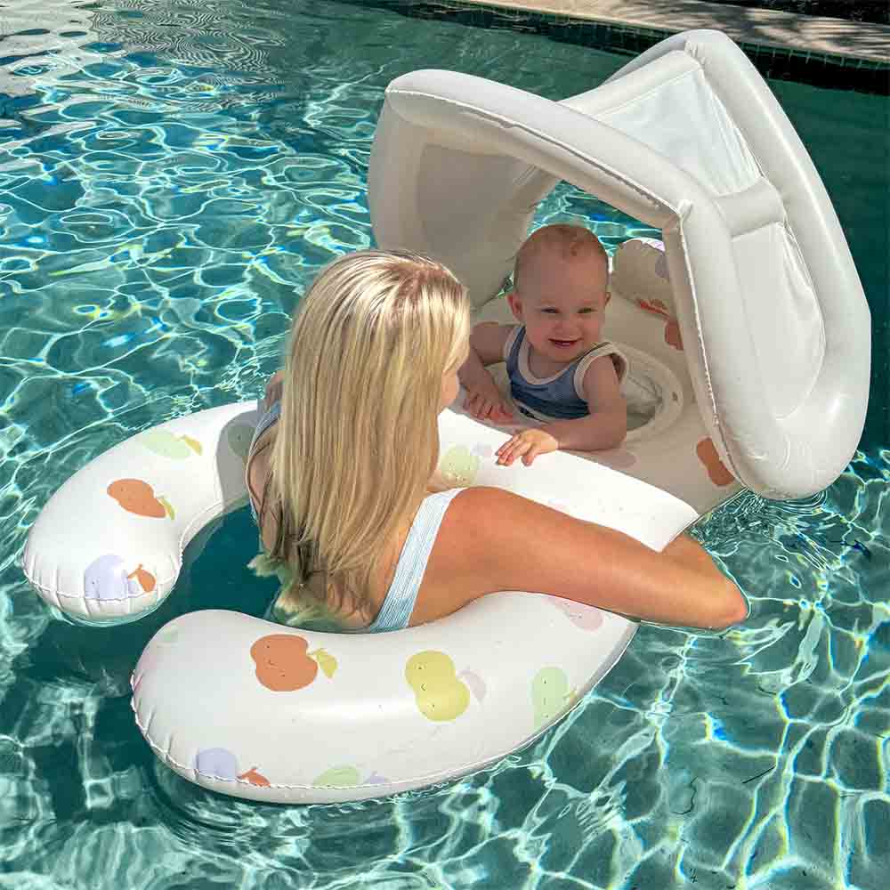 SUNNYLiFE Float Together Baby Seat Apple Sorbet