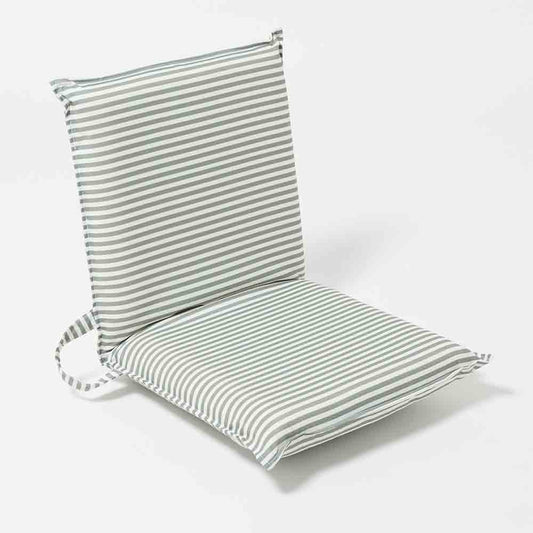 SUNNYLiFE Folding Seat The Vacay Olive Stripe