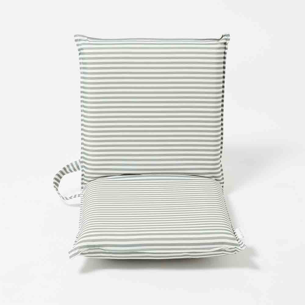 SUNNYLiFE Folding Seat The Vacay Olive Stripe