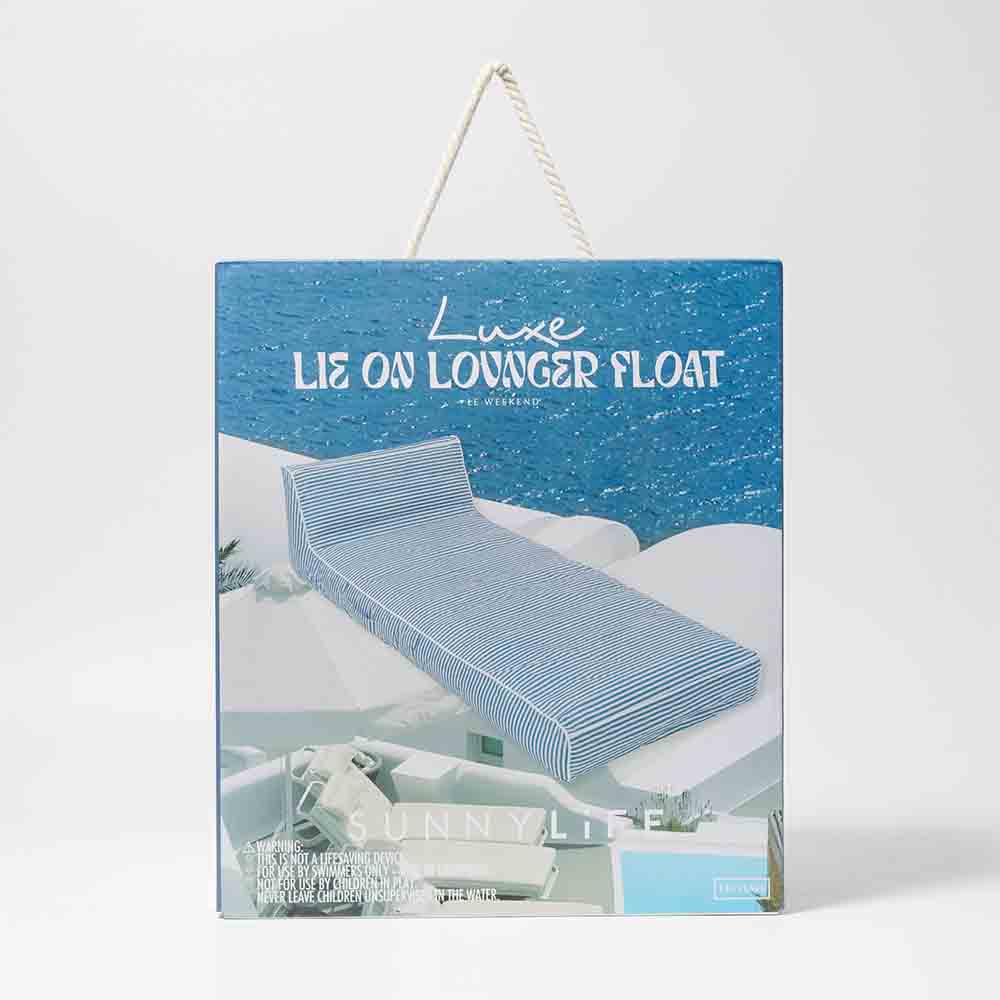 SUNNYLiFE Luxe Lie-On Lounger Float