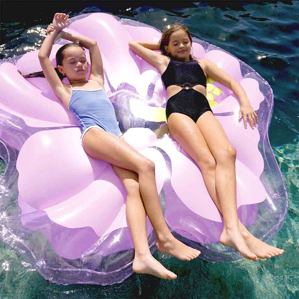SUNNYLiFE Luxe Lie-On Float Hibiscus