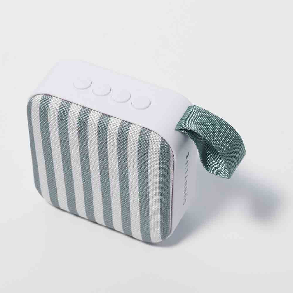 SUNNYLiFE Portable Travel Speaker The Vacay Olive Stripe