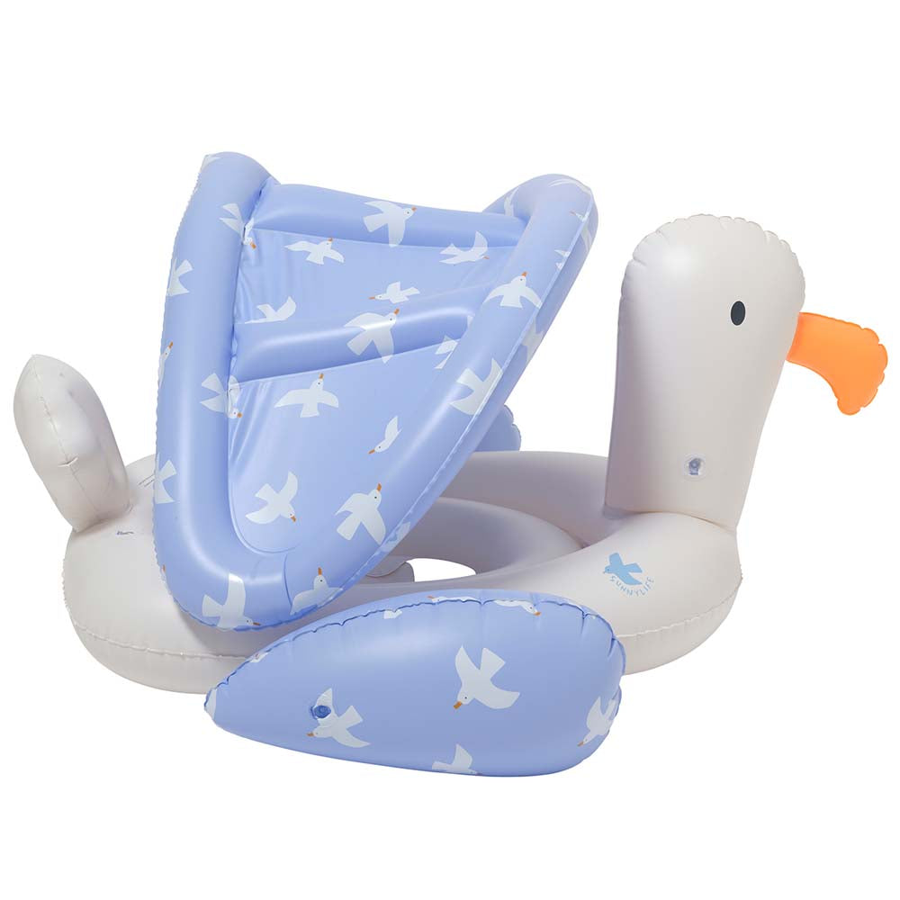 SUNNYLiFE Baby Float Sammy The Seagull Blue