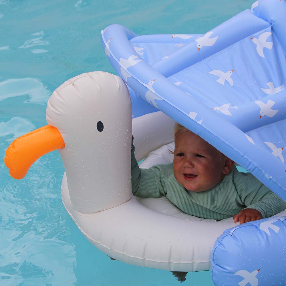 SUNNYLiFE Baby Float Sammy The Seagull Blue