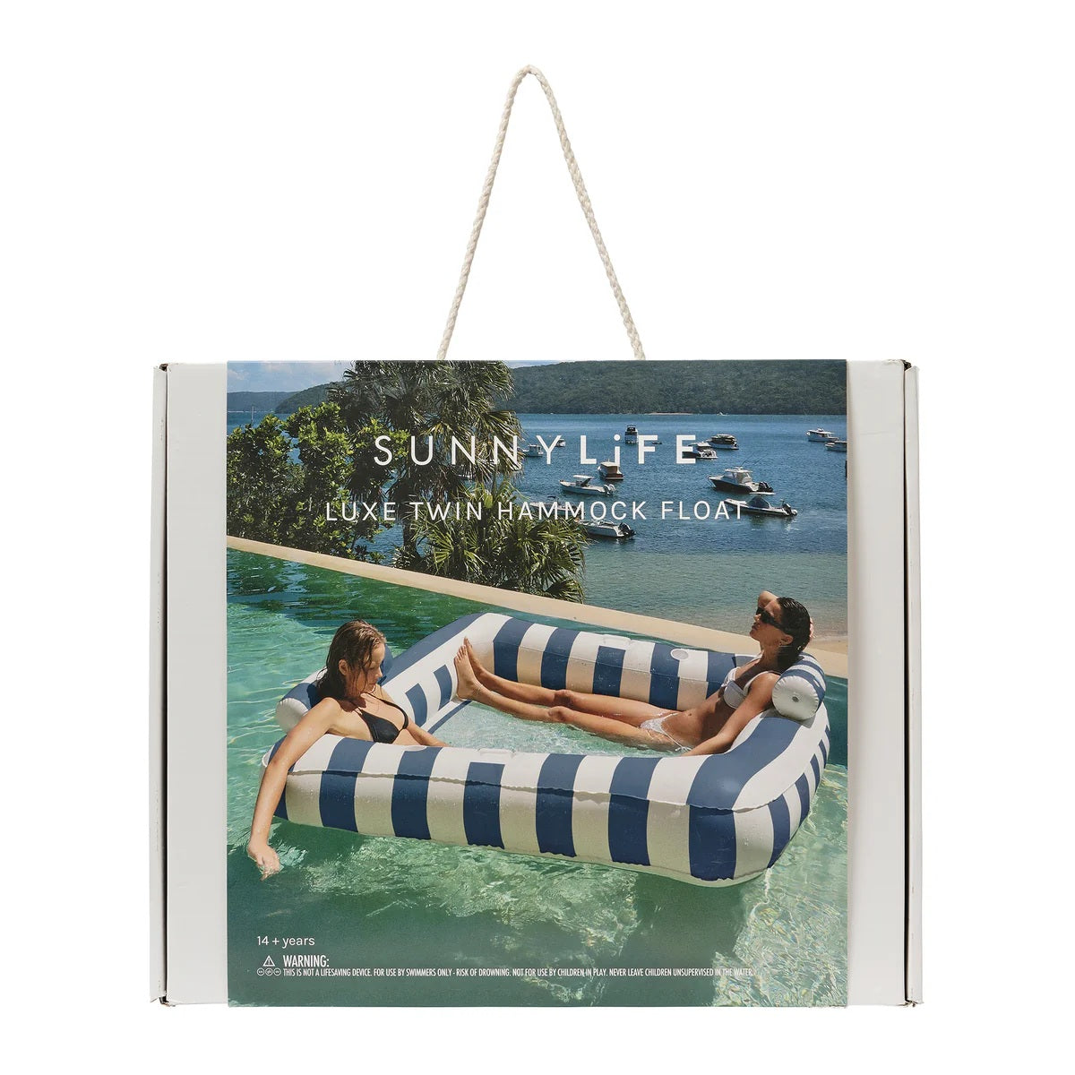 SUNNYLiFE Luxe Twin Hammock Float