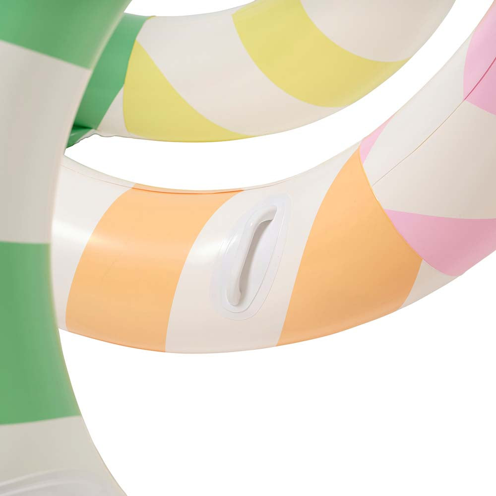SUNNYLiFE Giant Inflatable Noodle Poolside Sorbet Stripe