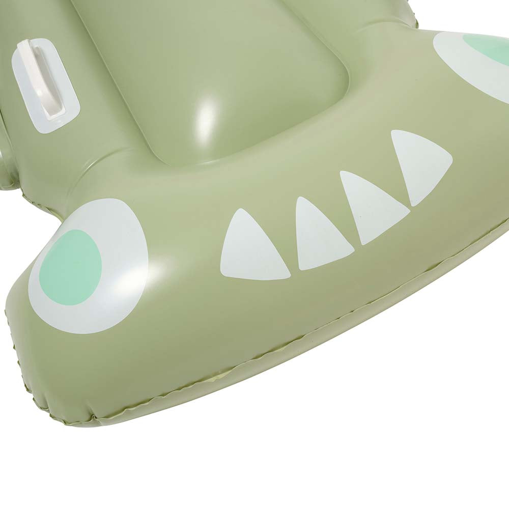 SUNNYLiFE Kids Lie-On Float Salty The Shark Khaki