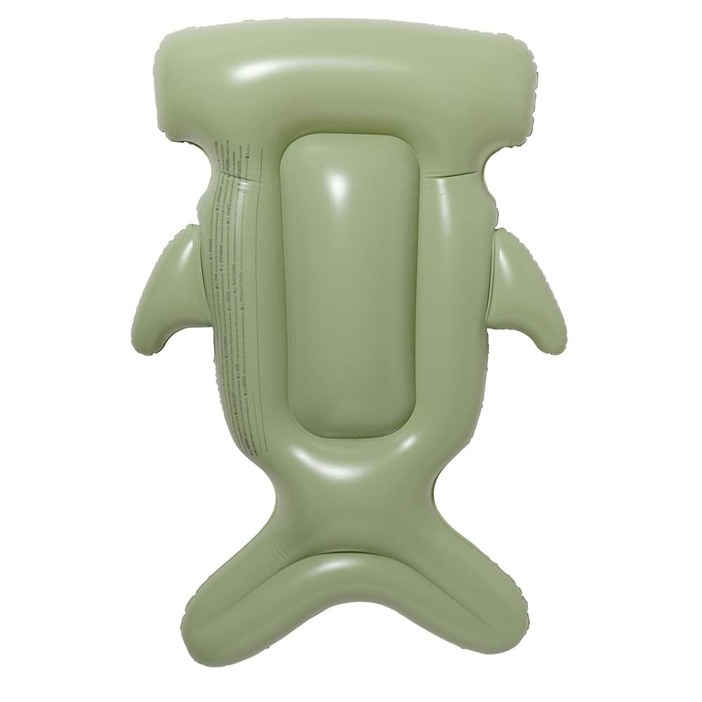 SUNNYLiFE Kids Lie-On Float Salty The Shark Khaki