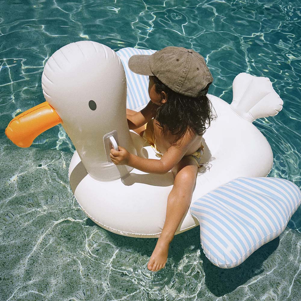 SUNNYLiFE Kids Ride-On Sammy The Seagull Blue Stripe