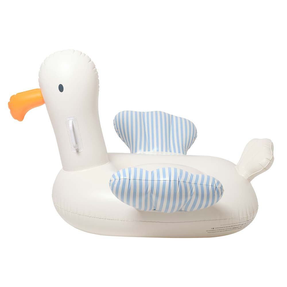 SUNNYLiFE Kids Ride-On Sammy The Seagull Blue Stripe