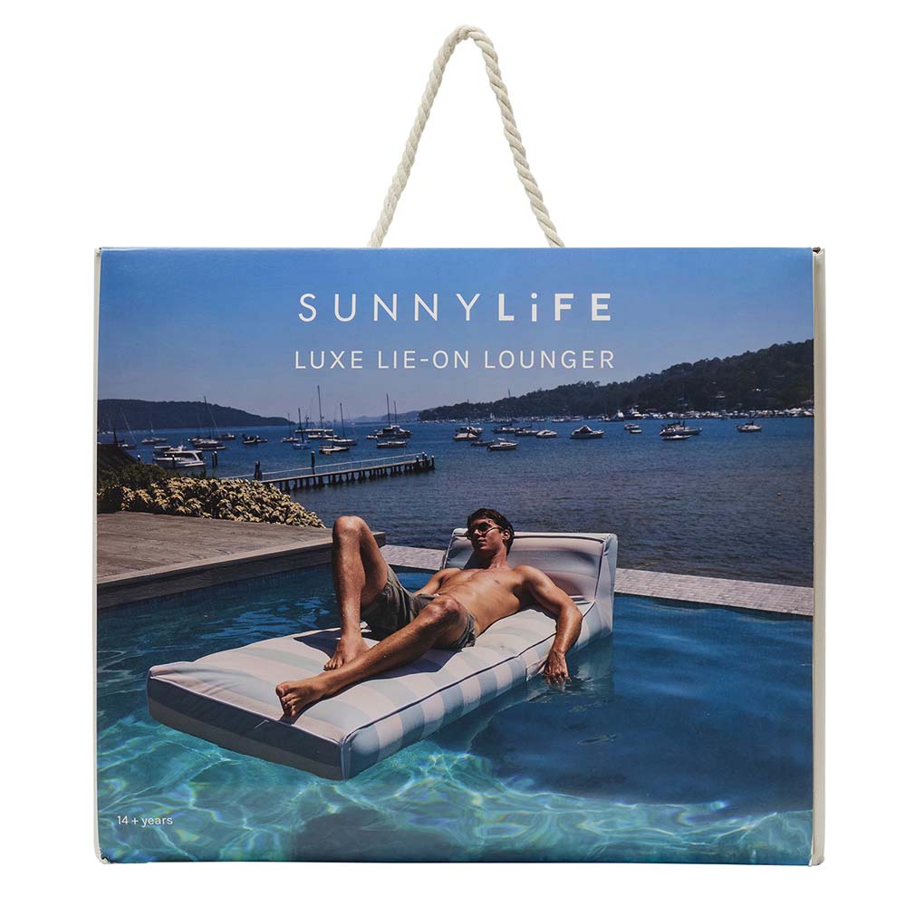 SUNNYLiFE Luxe Lie-On Lounger Float
