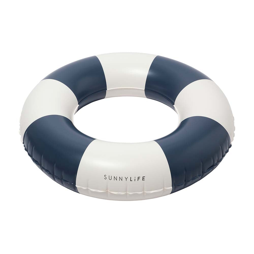 SUNNYLiFE Slim Tube Pool Ring blue
