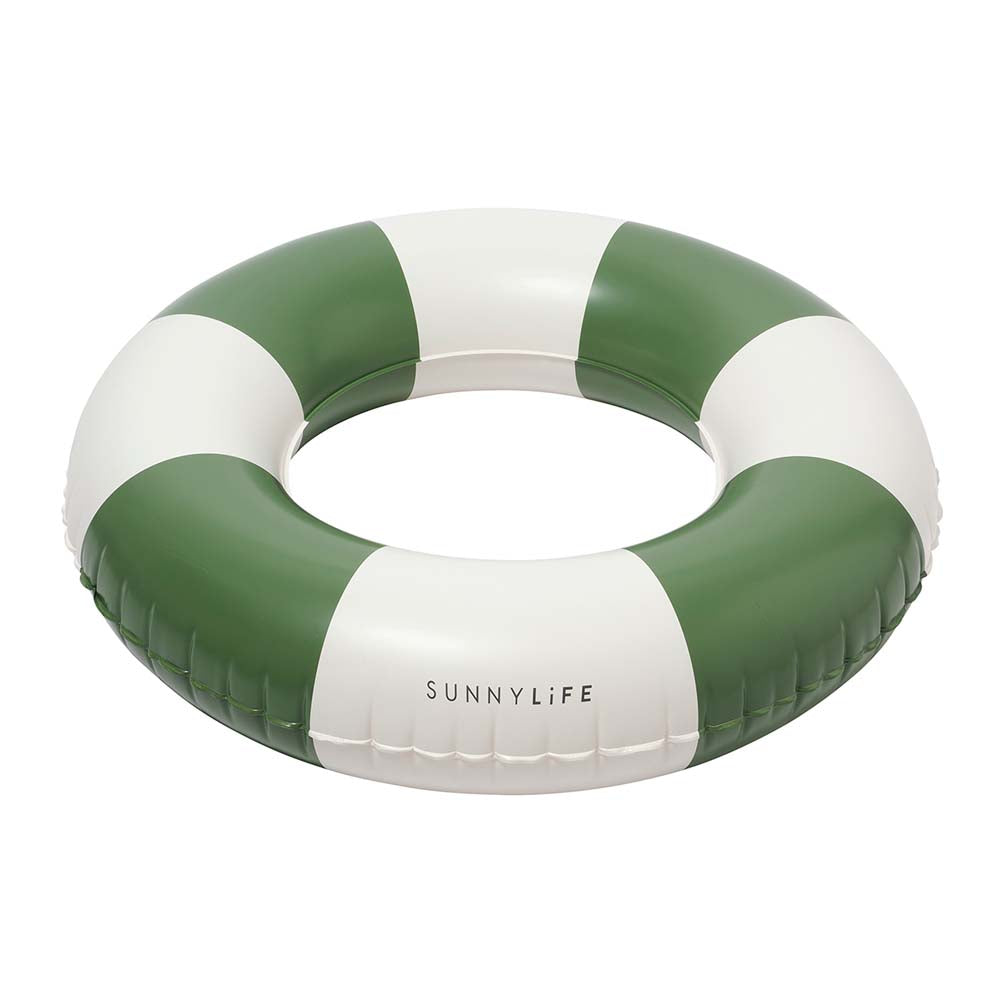 SUNNYLiFE Slim Tube Pool Ring green