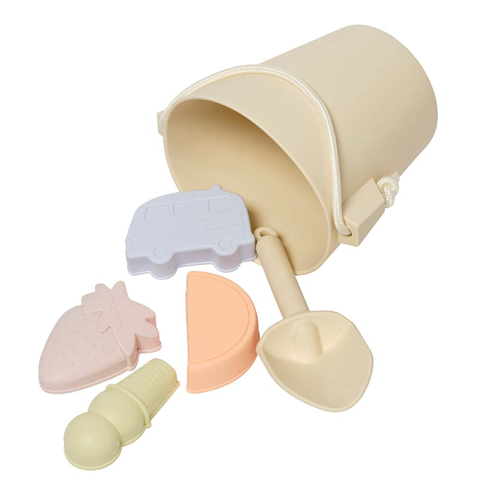 SUNNYLiFE Silicone Bucket & Spade Set Apple Sorbet Multi