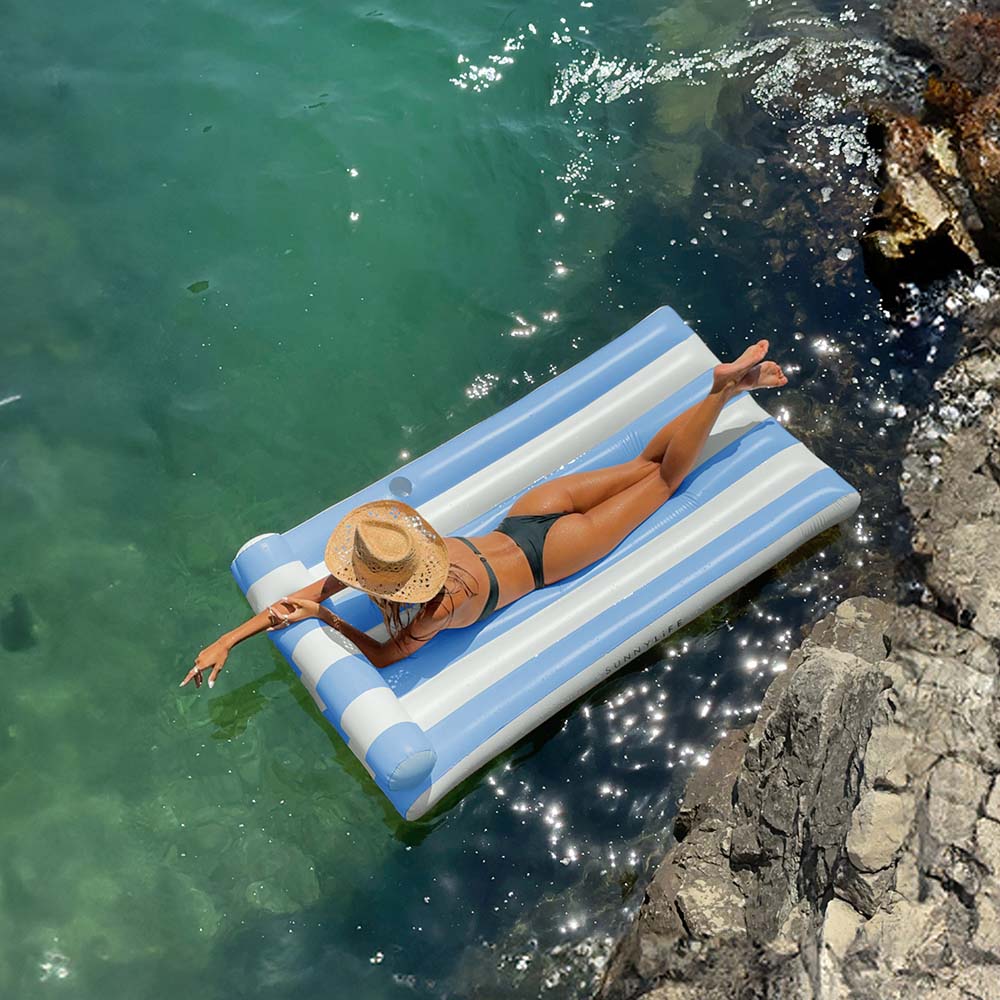 SUNNYLiFE Luxe Lilo blue