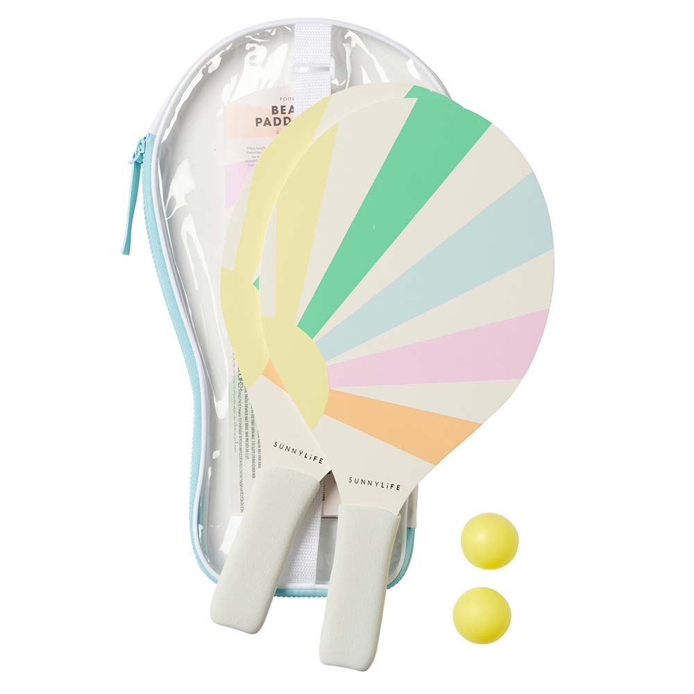 SUNNYLiFE Pool Side Beach Paddle Set Pastel Gelato