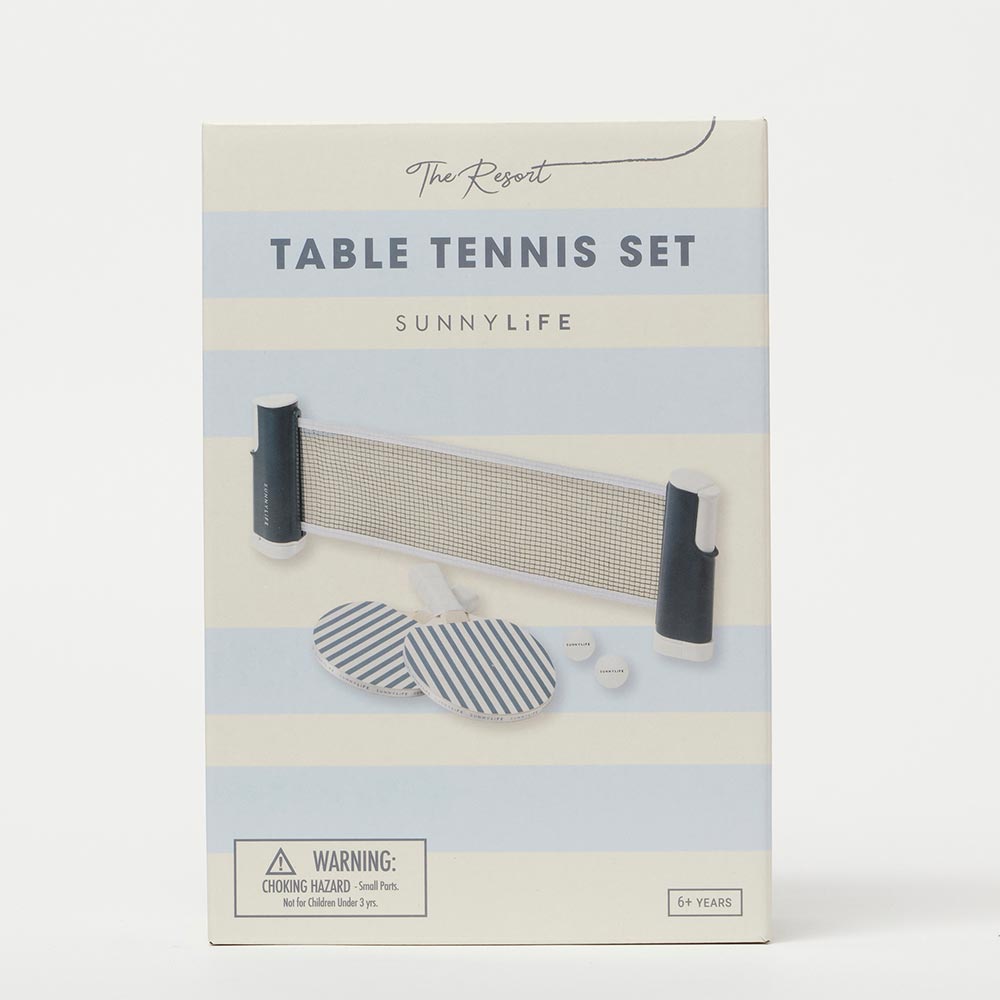 SUNNYLiFE The Resort Table Tennis Set Coastal Blue