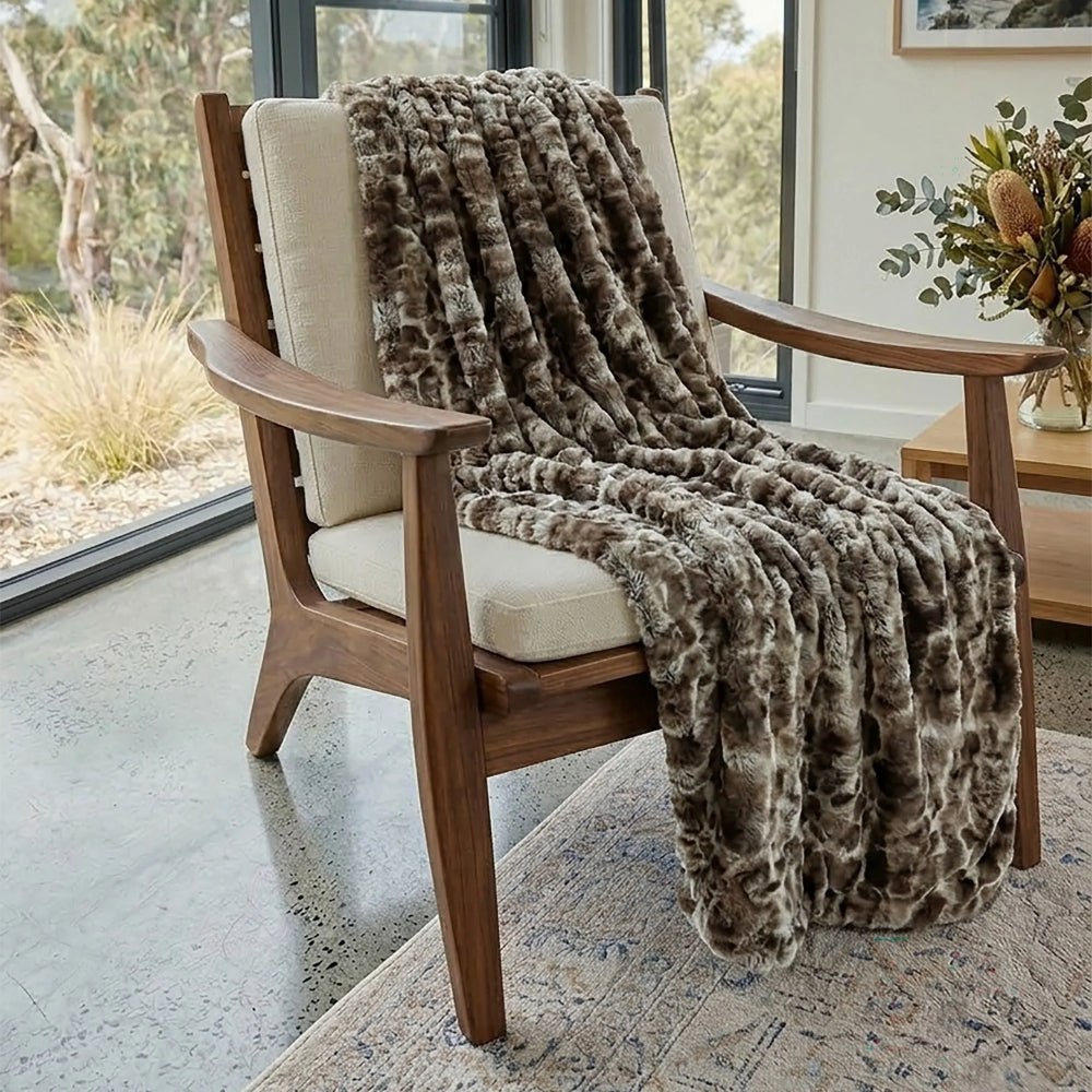 Ardor Jayne Bubble Mink Throw