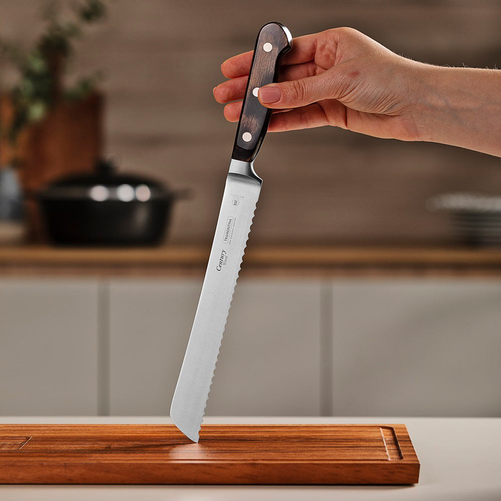 Tramontina Century Wood Forged Bread Knife 8 Inch - House