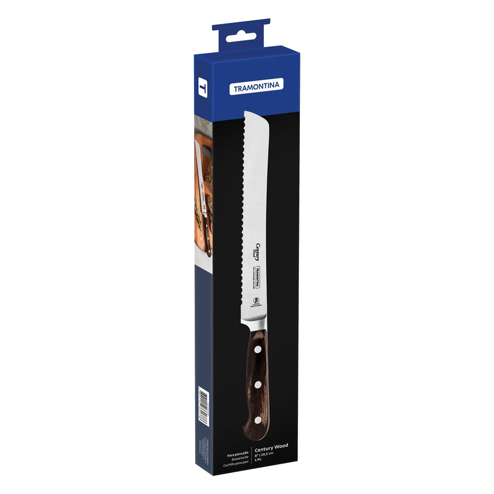Tramontina Century Wood Forged Bread Knife 8 Inch - House