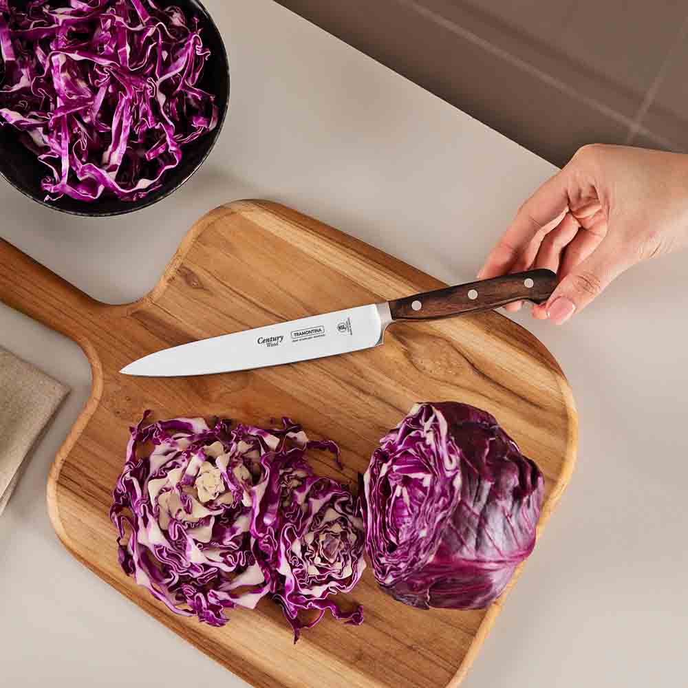 woman chopping cabbage with Utility Knife - House