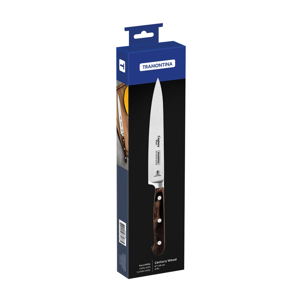 Tramontina Century Wood Forged Utility Knife 6 Inch - House