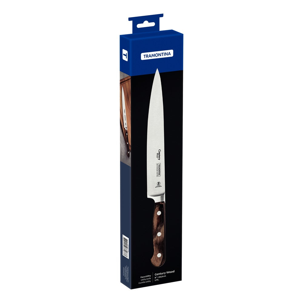 Tramontina Century Wood Forged Utility Carving Knife 8 Inch