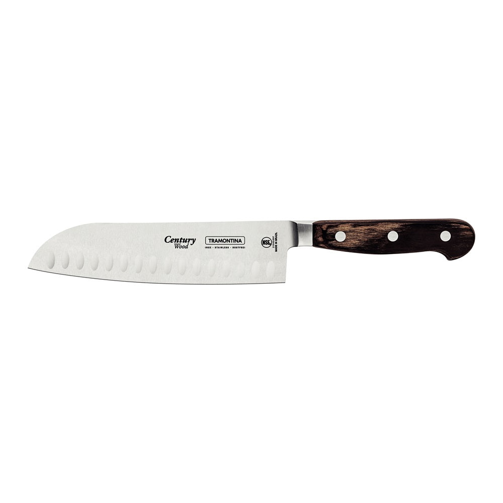 Tramontina Century Wood Forged Santoku Knife 7 Inch - House
