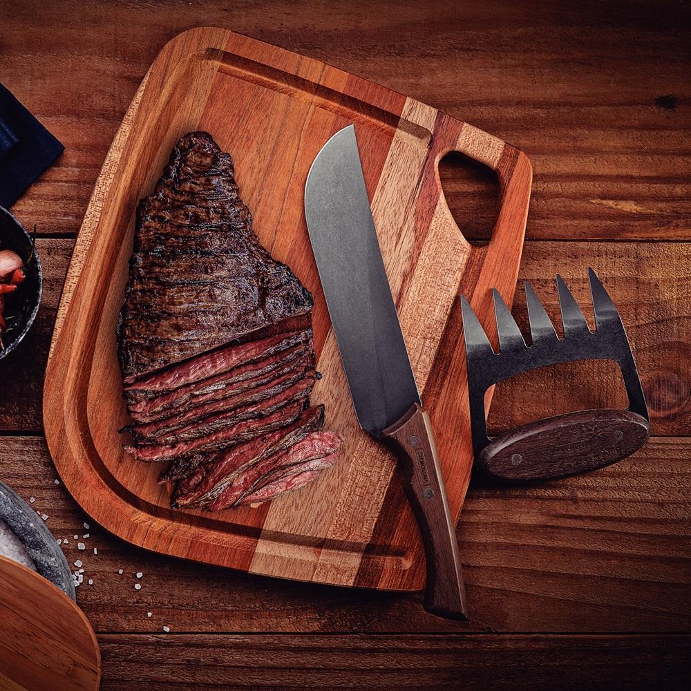 Tramontina Churrasco 3 Piece BBQ Set Black