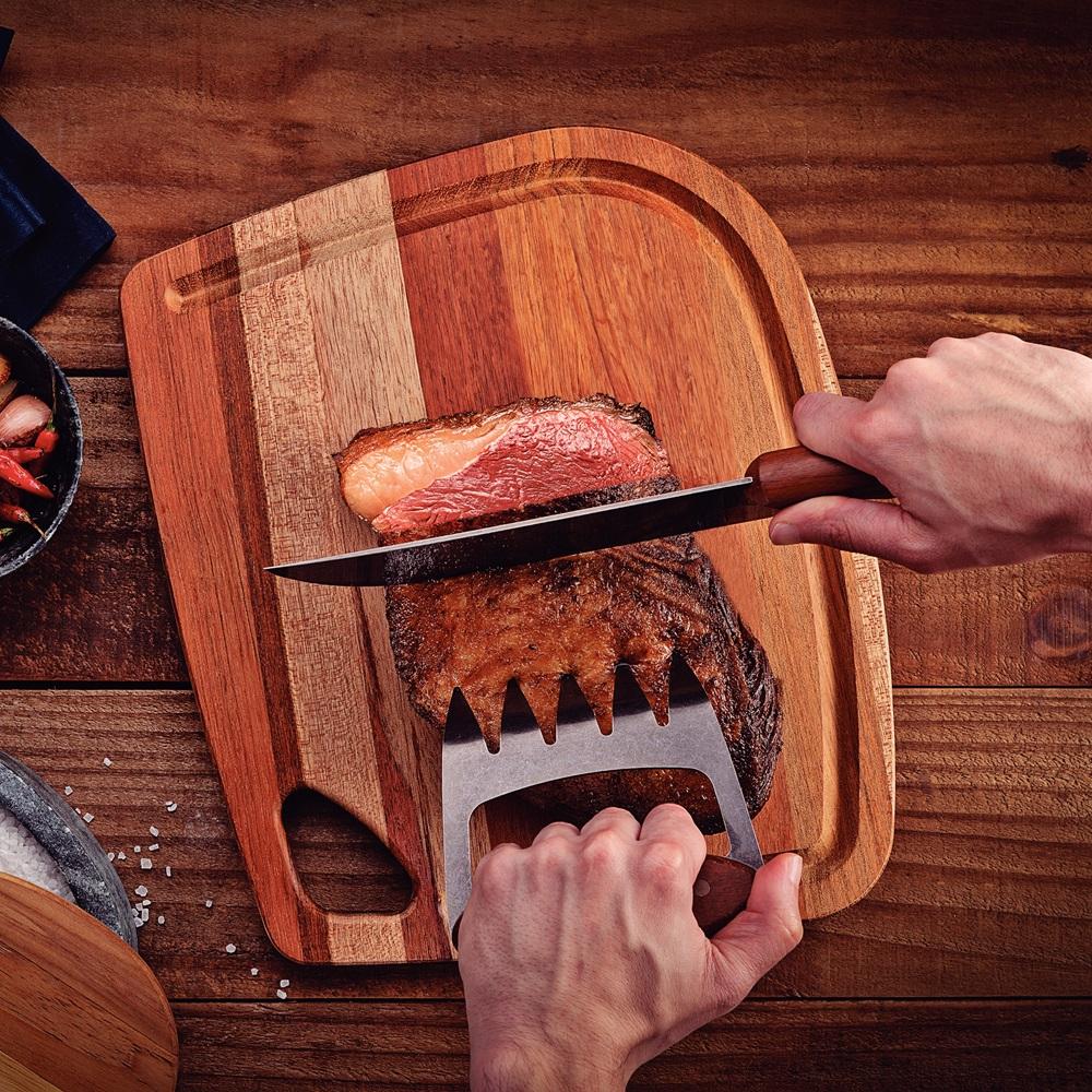 Tramontina Churrasco 3 Piece BBQ Set Black