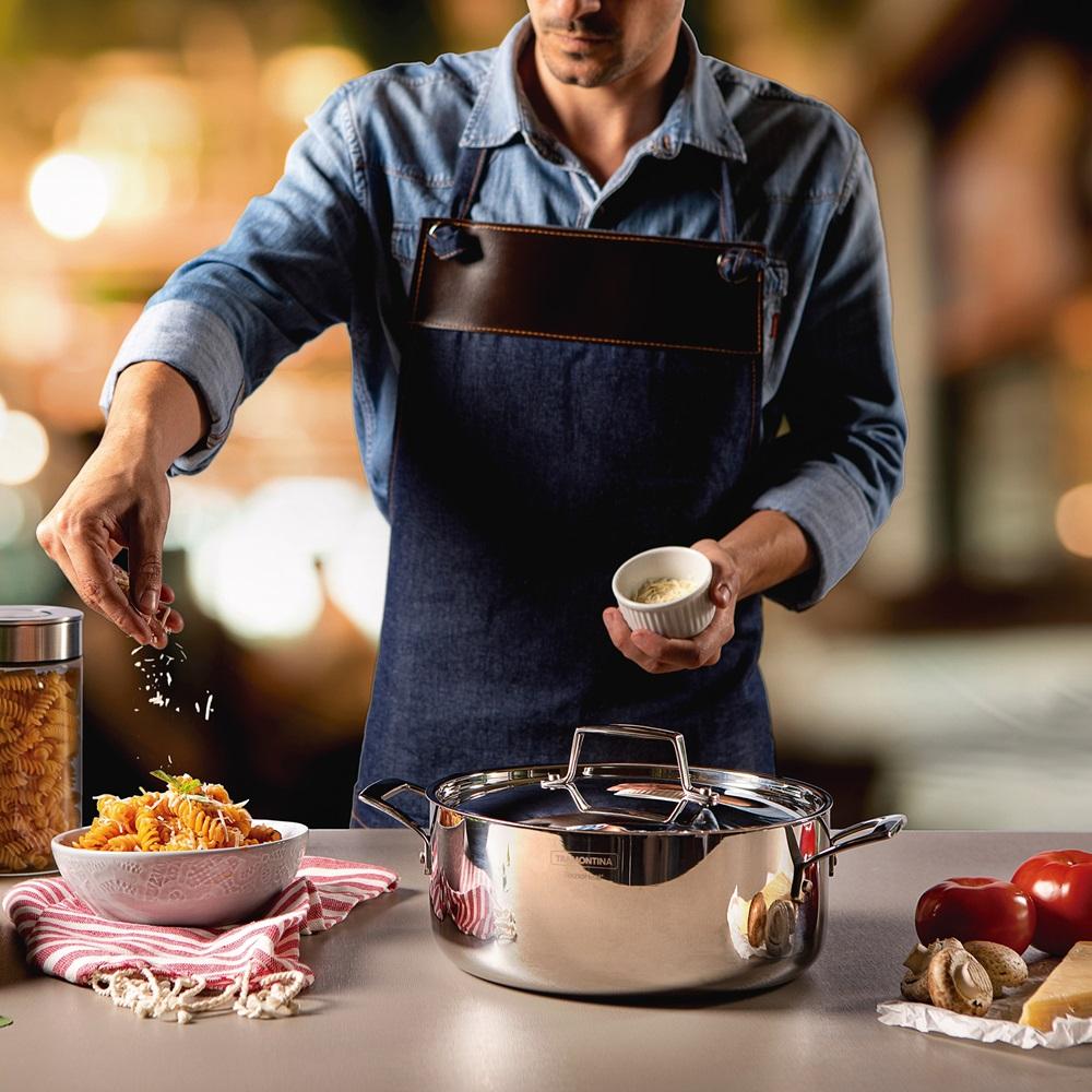 Tramontina Grano Triply Clad Casserole Pot 24cm 4.4L