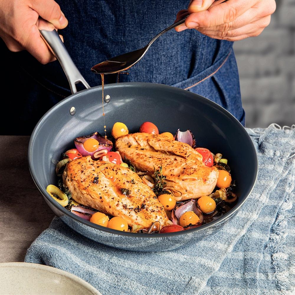 Tramontina Grano Triply Clad Ceramic Frying Pan 26cm