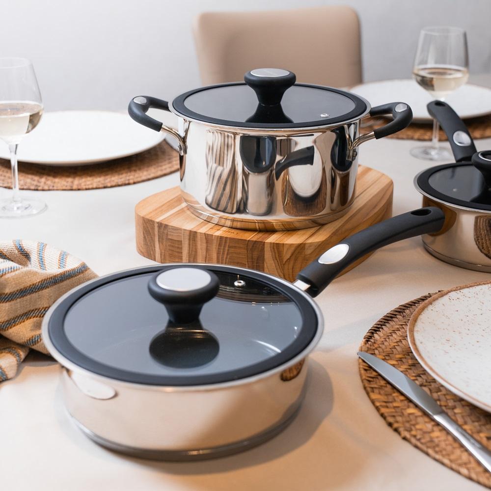 Tramontina Solar 4 Piece Ceramic Cookware Set