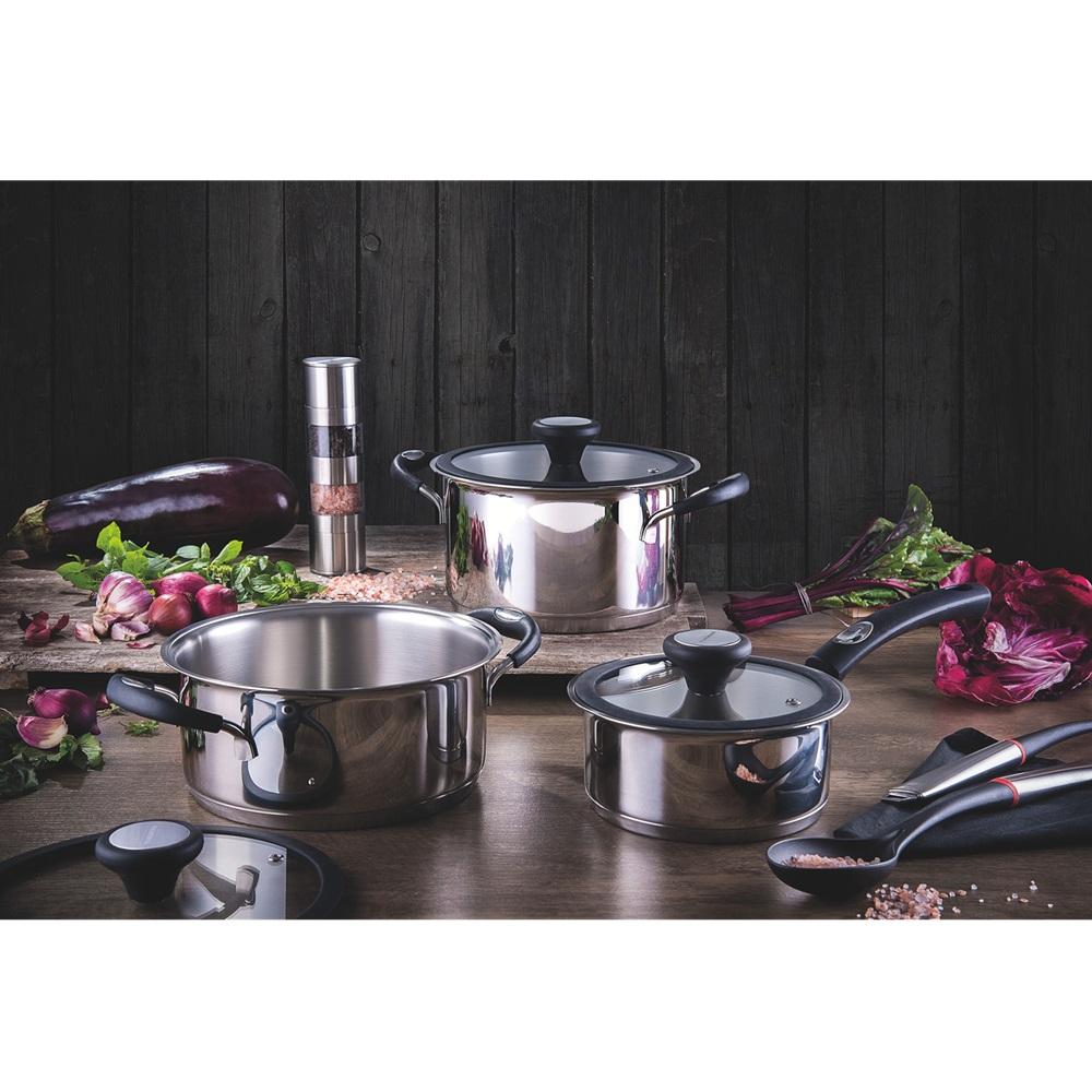 Tramontina Solar 4 Piece Stainless Steel Cookware Set